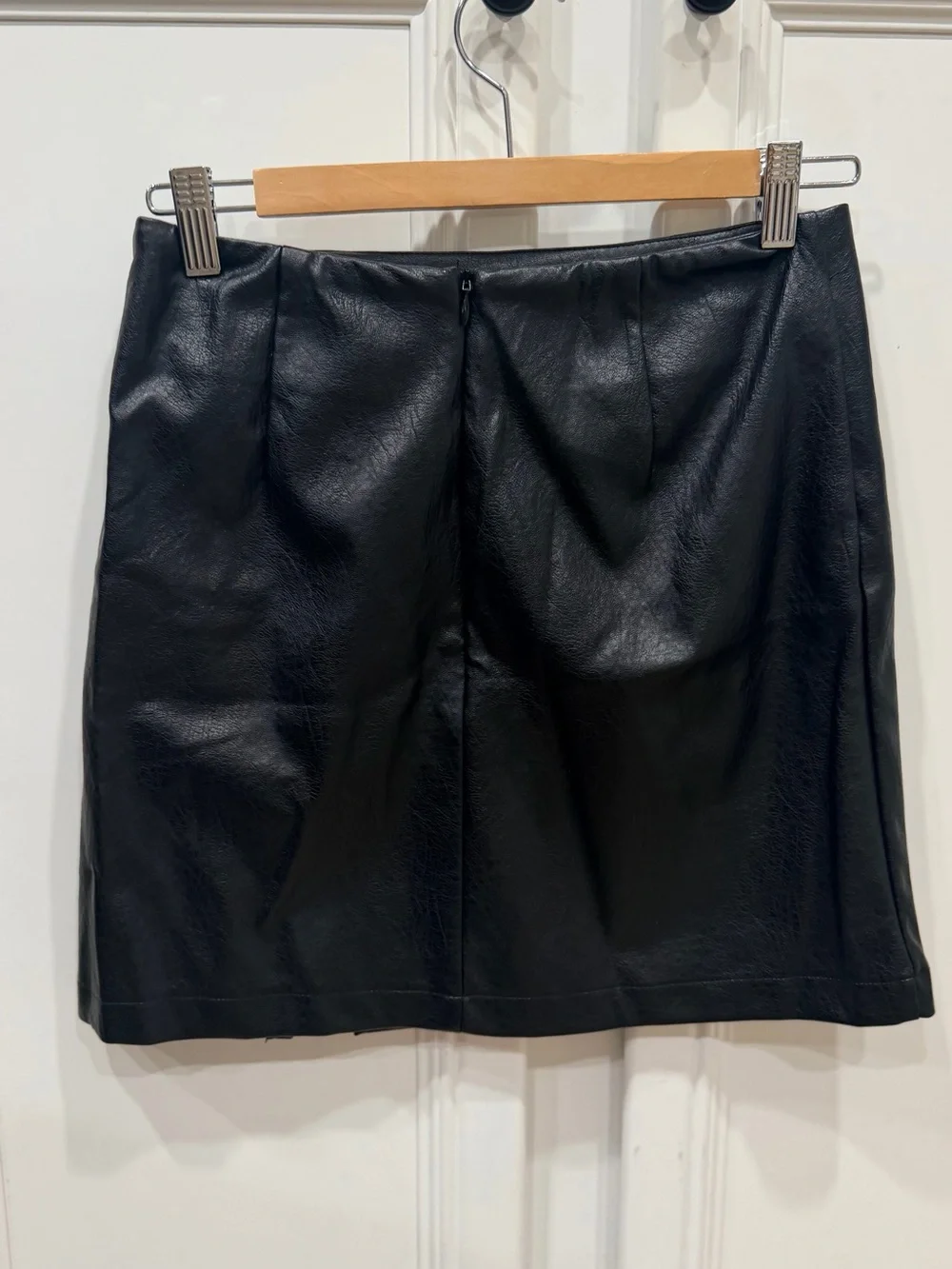 wild fable Black Faux Leather Pencil Skirt